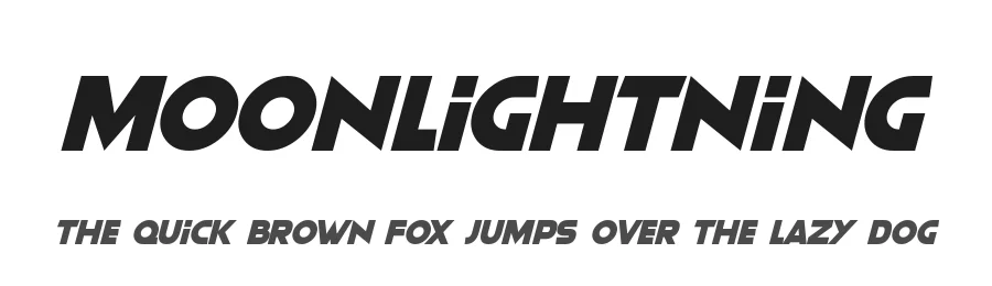 Moonlightning by Hawtpixel β Sans Serif Font