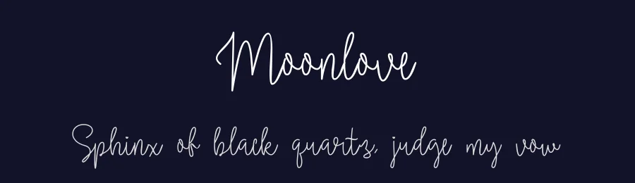 Moonlove by selawetype — Script Handwritten Font — thumbnail 2