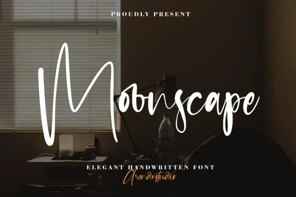 Moonscape Font by Arendxstudio — Script Handwritten Font
