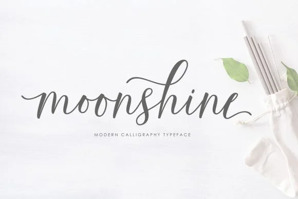 Moonshine Font by moriztype by moriztype — Script Handwritten Font