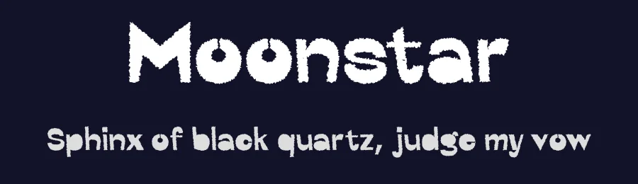 Moonstar by Faqih Fawaji — Decorative Font — thumbnail 2