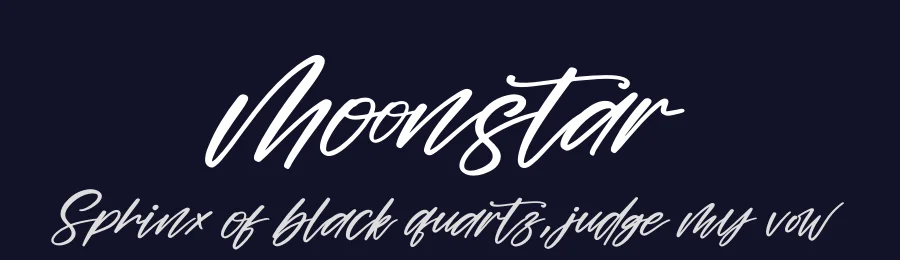 Moonstar by Perspectype Studio - Letterena.com — Script Handwritten Font — thumbnail 2