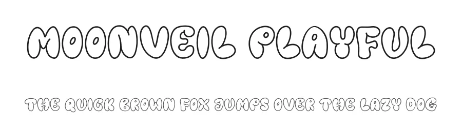 Moonveil Playful by Letterafa Studio β Decorative Font