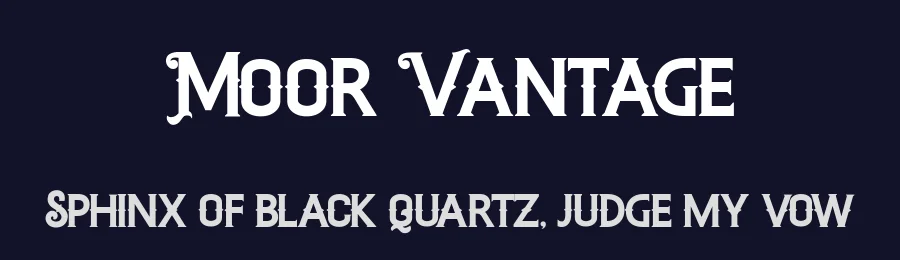 Moor Vantage by UI Creative — Decorative Font — thumbnail 2