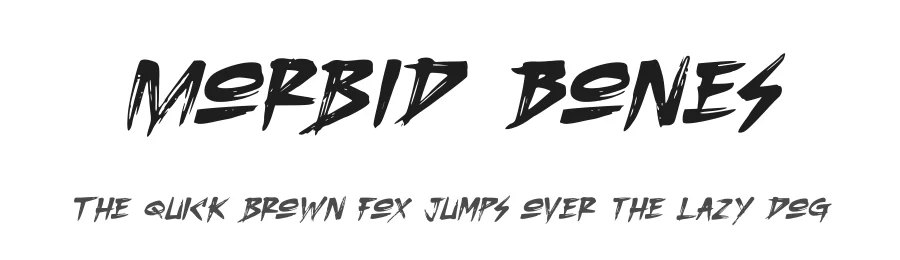 Morbid Bones by Rochart Studio — Decorative Font