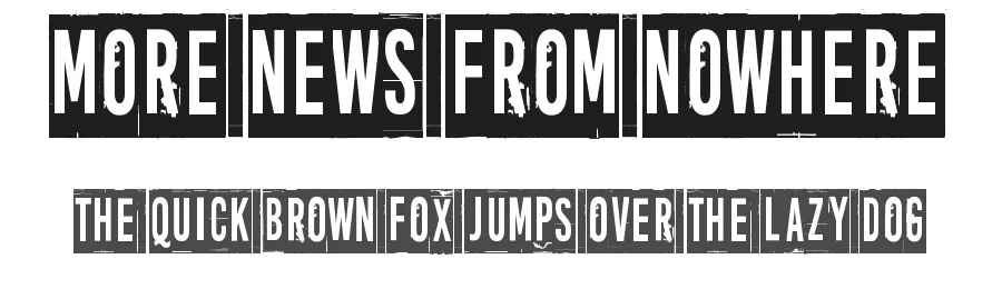 More news from nowhere