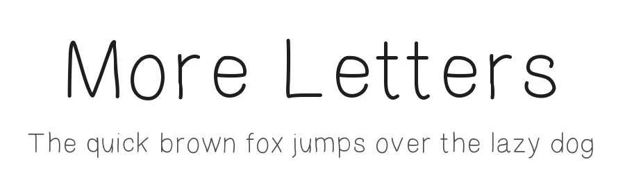 More Letters