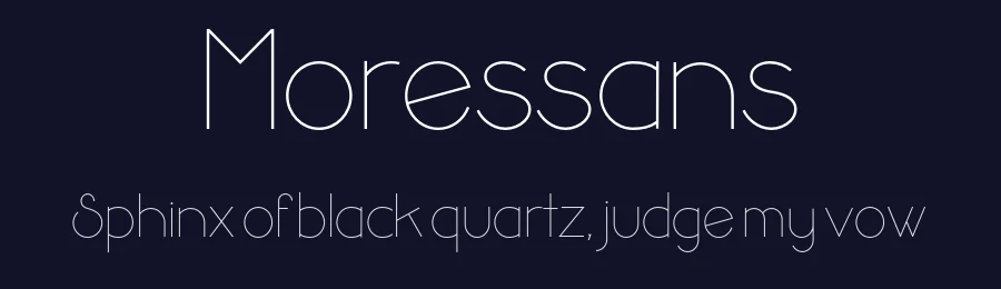 Moressans by Ikiiko Type — Sans Serif Font — thumbnail 2