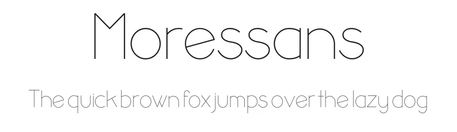 Moressans by Ikiiko Type — Sans Serif Font
