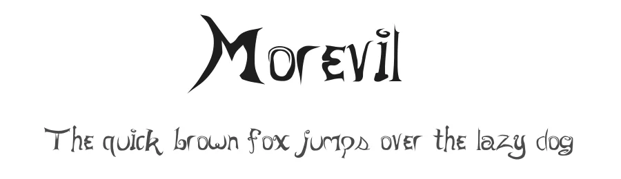 Morevil by Caffeen Fonts — Decorative Font