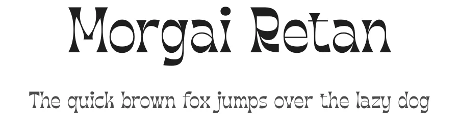 Morgai Retan by Timelesstype Studio — Decorative Font