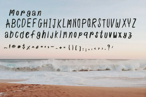 Morgan Font by PJ Fonttein by PJ Fonttein — Script Handwritten Font — thumbnail 2