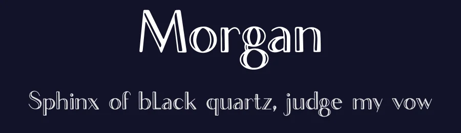 Morgan by Choirul Masruroh — Sans Serif Font — thumbnail 2