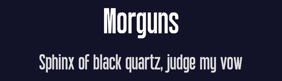 Morguns by Ronny Studio — Sans Serif Font — thumbnail 2
