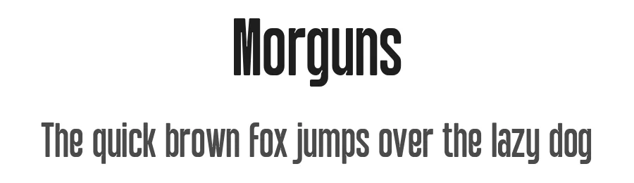 Morguns by Ronny Studio — Sans Serif Font