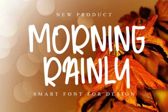 Morning Rainly Font by Intana Type — Script Handwritten Font