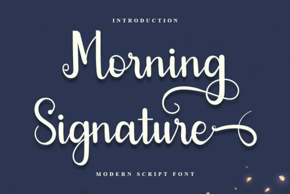 Morning Signature Font by Inermedia STUDIO — Script Handwritten Font