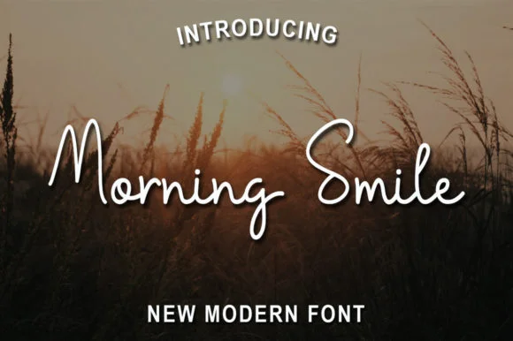 Morning Smile Font by morningtimestudio — Script Handwritten Font