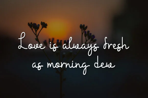 Morning Smile Font by morningtimestudio — Script Handwritten Font — thumbnail 3