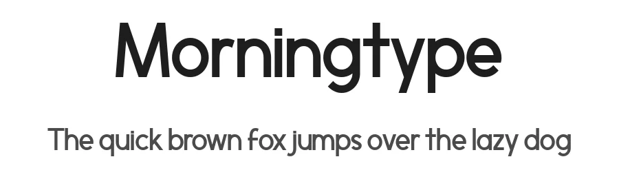 Morningtype by Brittney Murphy Design — Sans Serif Font