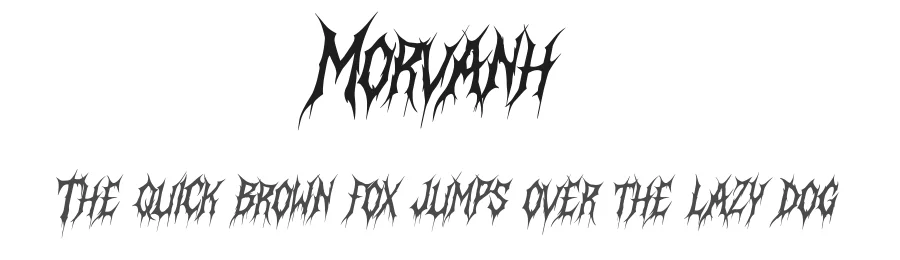 Morvanh by Muhammad Yafinuha — Blackletter Font