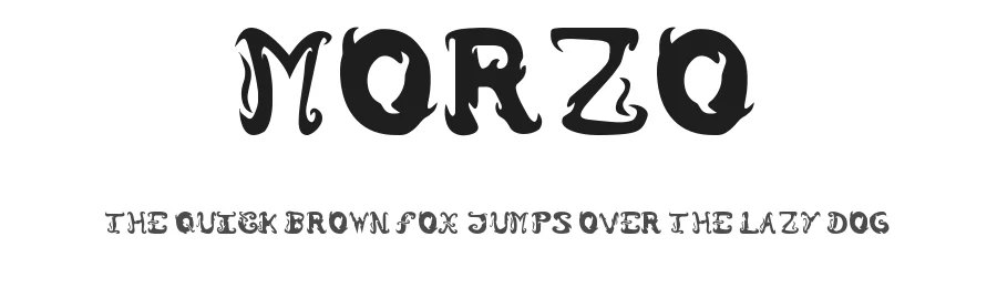 Morzo by Sebastian Duque Neira — Decorative Font
