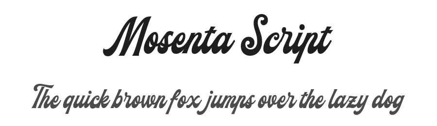 Mosenta Script