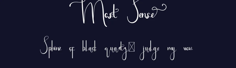 Most Sense by Edric Studio — Script Handwritten Font — thumbnail 2