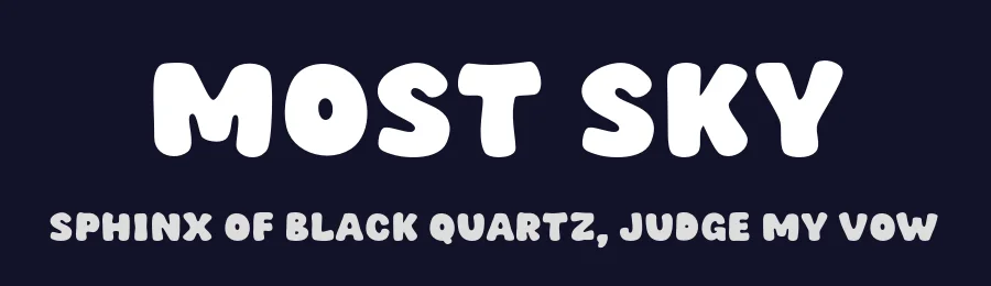 Most Sky by MJType — Decorative Font — thumbnail 2