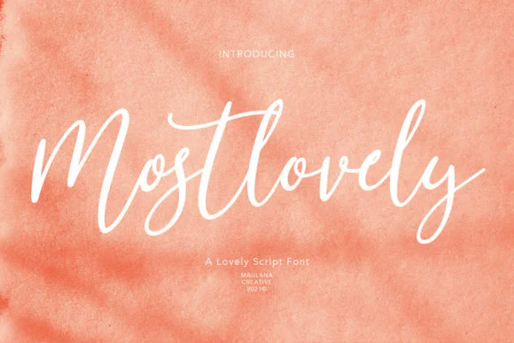 Mostlovely Font by Maulana Creative — Script Handwritten Font