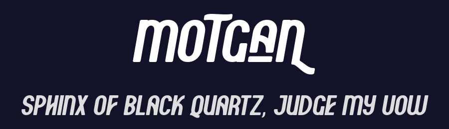 Motgan by FallenGraphic Studio — Decorative Font — thumbnail 2
