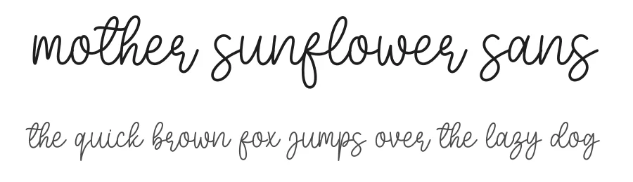 Mother Sunflower Sans