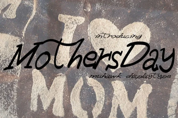 Mothers Day Font by muhawk47 by muhawk47 — Script Handwritten Font
