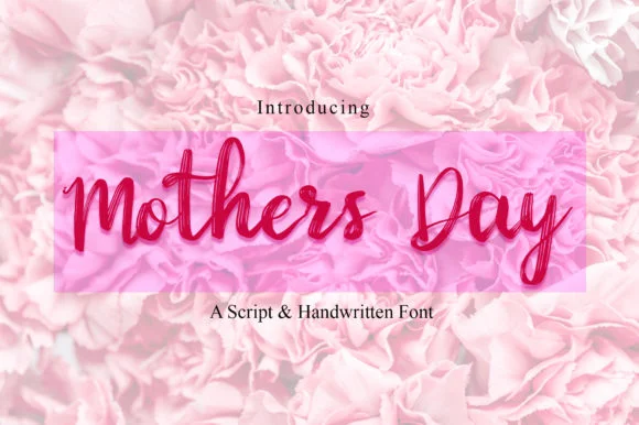 Mothers Day Font by tawondasstudio by tawondasstudio — Script Handwritten Font
