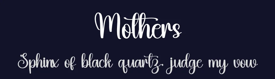 Mothers by Inermedia Studio — Script Handwritten Font — thumbnail 2