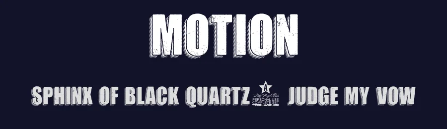 Motion by Billy Argel Fonts ® — Decorative Font — thumbnail 2