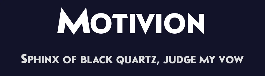 Motivion by Faqih Fawaji — Sans Serif Font — thumbnail 2
