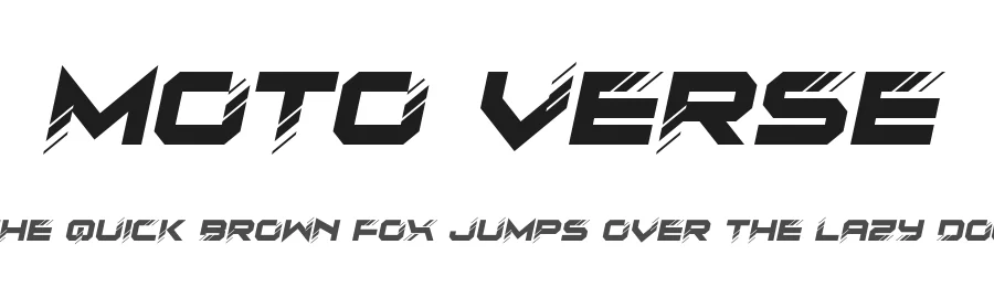 Moto Verse by EyeCone — Display Font