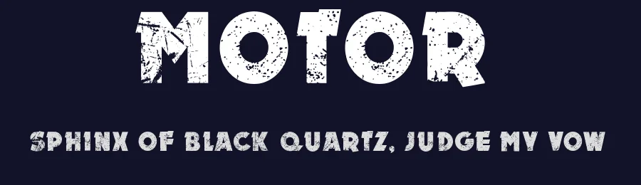 Motor by Herofonts — Decorative Font — thumbnail 2