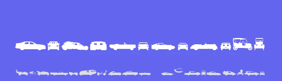 Motor Vehicles by Glyphcraft — Dingbats Font — thumbnail 3