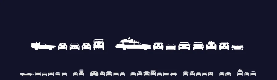 Motor Vehicles by Glyphcraft — Dingbats Font — thumbnail 2