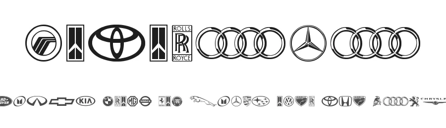 Motorama by Iconian Fonts — Dingbats Font