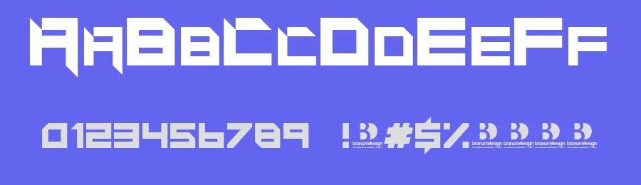 MotorBlock by Ben Branum — Display Font — thumbnail 3