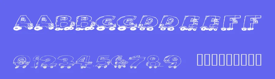 Motoring — Decorative Font — thumbnail 3