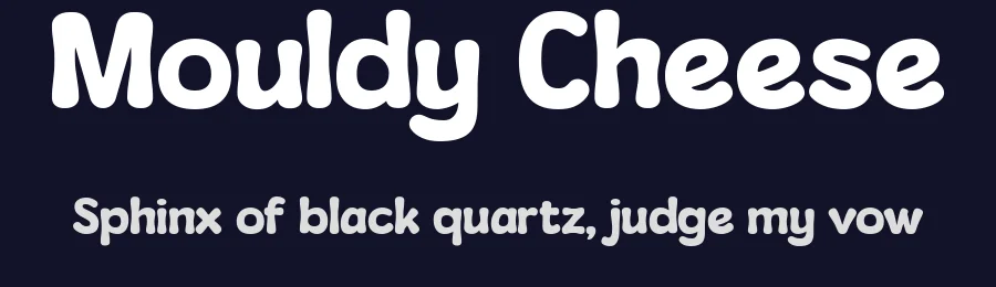 Mouldy Cheese by Niskala Huruf — Decorative Font — thumbnail 2