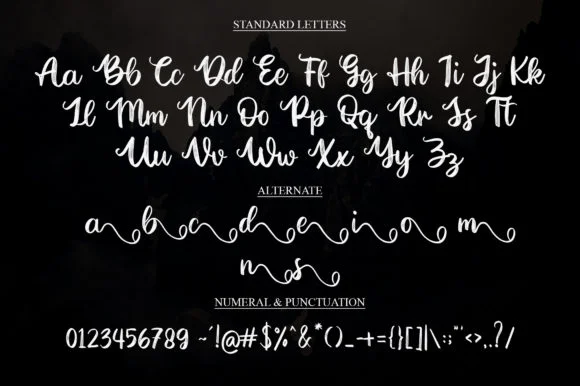 Mountains Font by najmustsaqib.creator — Script Handwritten Font — thumbnail 5