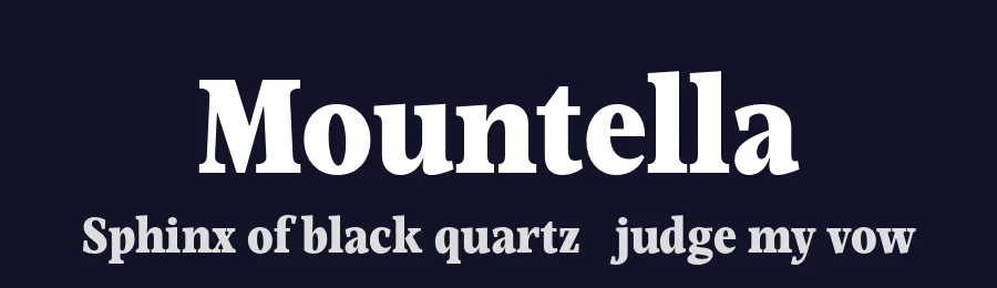 Mountella by Kereatype Studio — Serif Font — thumbnail 2