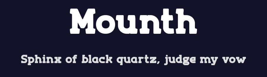 Mounth by Linecreative — Decorative Font — thumbnail 2