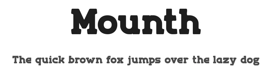 Mounth by Linecreative β Decorative Font