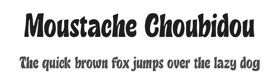 Moustache Choubidou